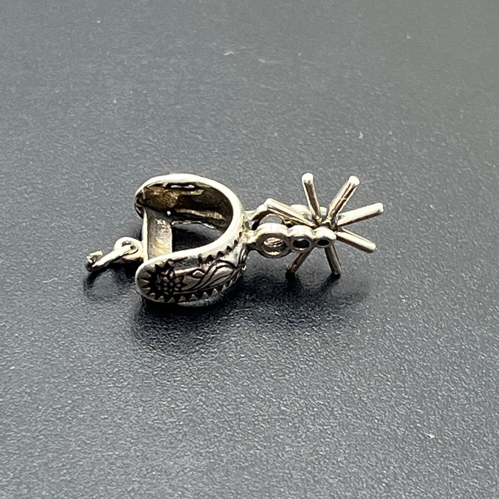 Wallace Sterling Silver 3d Spur Charm
Moveable Cowboy Charm Cowgirl
West Horse